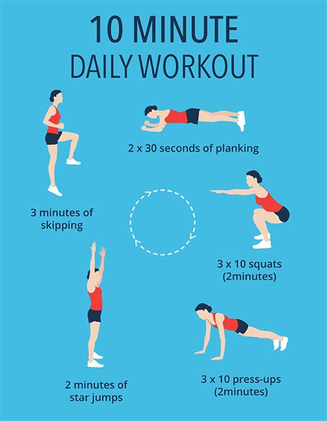 10 Minute Home Workout .